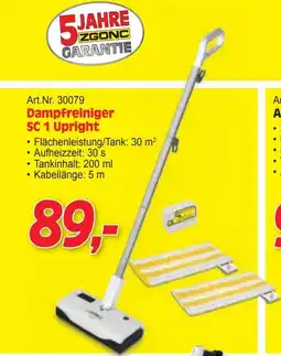 Zgonc Dampfreiniger sc 1 upright Angebot