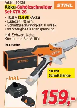 Zgonc Akku gehölzschneider set gta 26 Angebot
