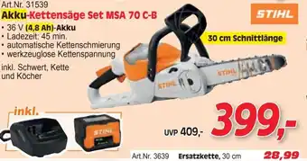 Zgonc Akku Kettensäge Set MSA 70 C-B Angebot