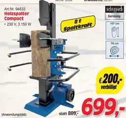 Zgonc Holzspalter Compact Angebot