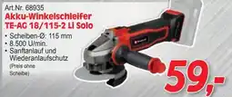 Zgonc Akku Winkelschleifer TE-AG 18/115-2 Li Solo Angebot