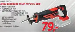 Zgonc Akku Säbelsäge TE-AP 18/26 Li Solo Angebot