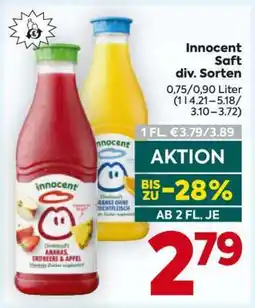Billa Innocent Saft div. Sorten Angebot