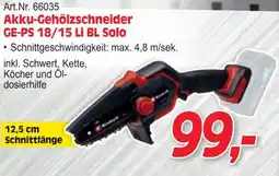 Zgonc Akku-Gehölzschneider Angebot