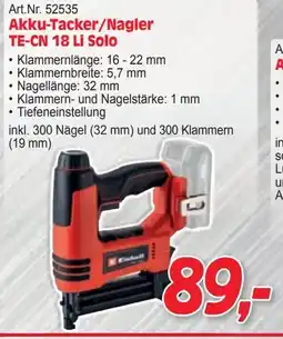 Zgonc Akku-Tacker/Nagler Angebot