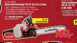 Zgonc Akku-Kettensäge Angebot