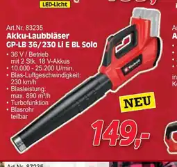 Zgonc Akku-Laubbläser Angebot