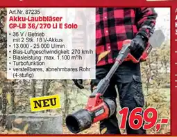 Zgonc Akku-Laubbläser Angebot