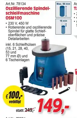 Zgonc Oszillierende Spindel- schleifmaschine Angebot