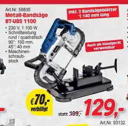 Zgonc Metall-Bandsäge Angebot