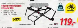 Zgonc Sägen-Untergestell E-Stand TSS Angebot