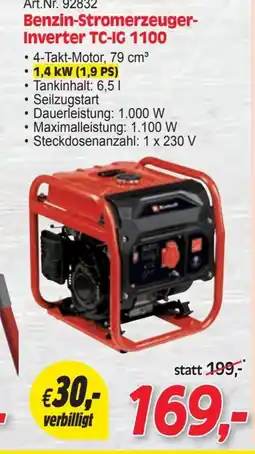 Zgonc Benzin-Stromerzeuger- Inverter Angebot
