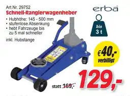 Zgonc Schnell-Rangierwagenheber Angebot