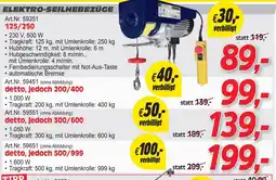 Zgonc Elektro-seilhebezüge Angebot