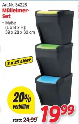 Zgonc Mülleimer- Set Angebot