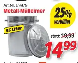 Zgonc Metall-Mülleimer Angebot