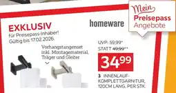 XXXLutz Homeware vorhangstangenset Angebot