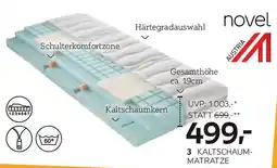 XXXLutz Novel kaltschaummatratze Angebot