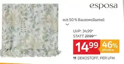 XXXLutz Esposa vorhangstoff Angebot