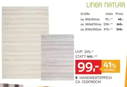 XXXLutz Linea natura handwebteppich Angebot