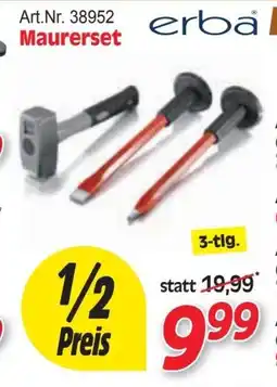Zgonc Maurerset Angebot