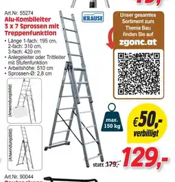 Zgonc Alu-Kombileiter Angebot