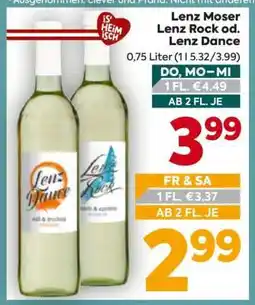Billa Lenz Moser Lenz Rock od. Lenz Dance Angebot