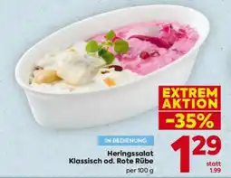 Billa Heringssalat Klassisch od. Rote Rübe Angebot