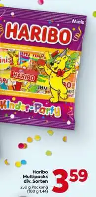 Billa Haribo Multipacks div. Sorten Angebot