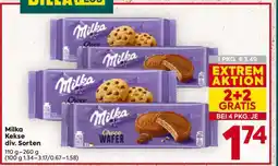 Billa Milka Kekse div. Sorten Angebot