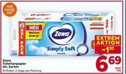 Billa Zewa Toilettenpapier div. Sorten Angebot