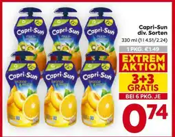 Billa Capri-Sun div. Sorten Angebot