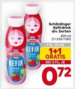 Billa Schärdinger Kefirdrink div. Sorten Angebot