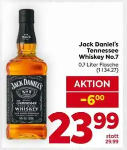 Billa Jack Daniel’s Tennessee Whiskey № 7 Angebot