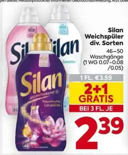 Billa Silan Weichspüler div. Sorten Angebot