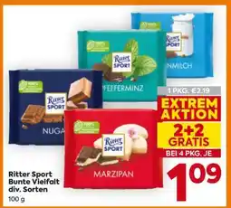 Billa Ritter Sport Bunte Vielfalt div. Sorten Angebot