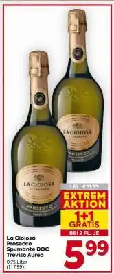 Billa La Gioiosa Prosecco Spumante DOC Treviso Aurea Angebot