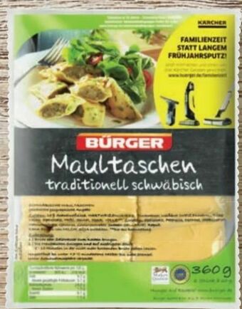 Lidl Schwäbische Maultaschen Angebot