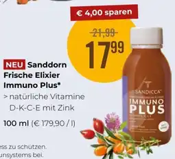 Martin Reformstark NEU Sanddorn Frische Elixier Immuno Plus Angebot