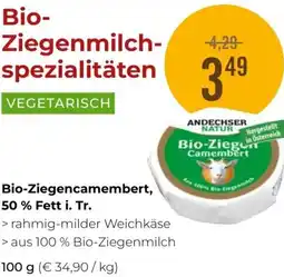 Martin Reformstark Bio-Ziegencamembert, 50% Fett i. Tr. Angebot