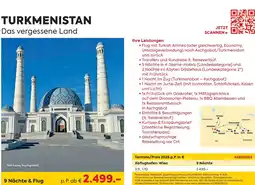 Billa Reisen Turkmenistan das vergessene land Angebot