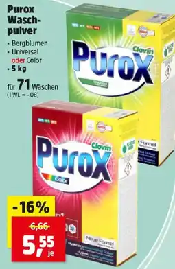 Thomas Philipps Purox Waschpulver Angebot