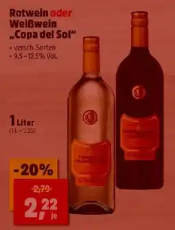 Thomas Philipps Rotwein oder Weißwein Copa del Sol Angebot