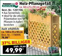 Norma Holz-Pflanzgefäß Angebot