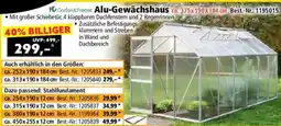 Norma Alu-Gewächshaus Angebot