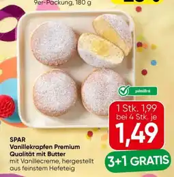 Eurospar Vanillekrapfen Premium Qualität mit Butter Angebot