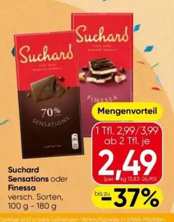 Suchard Sensations oder Finessa