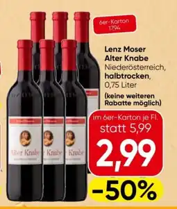 Eurospar Lenz Moser Alter Knabe Niederösterreich Angebot