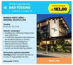 Hofer Bad füssing Angebot