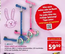 Interspar Primo lights mit leuchtrollen Angebot